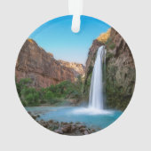 Waterfalls | Havasu Falls at Sunset オーナメント (裏面)