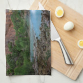Waterfalls | Havasu Falls at Sunset キッチンタオル (四つ折り)