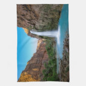 Waterfalls | Havasu Falls at Sunset キッチンタオル (縦)