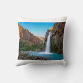 Waterfalls | Havasu Falls at Sunset クッション (裏面)