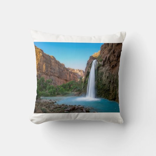Waterfalls | Havasu Falls at Sunset クッション (正面)