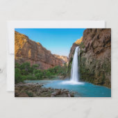 Waterfalls | Havasu Falls at Sunset サンキューカード (正面)