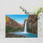 Waterfalls | Havasu Falls at Sunset サンキューカード (スタンド正面)
