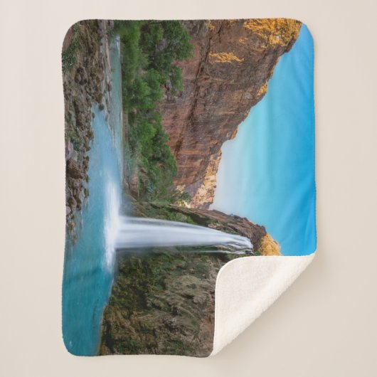 Waterfalls | Havasu Falls at Sunset シェルパブランケット (正面)