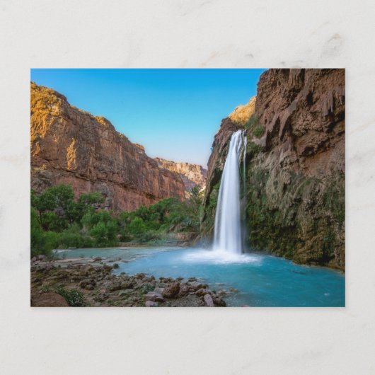 Waterfalls | Havasu Falls at Sunset ポストカード (正面)