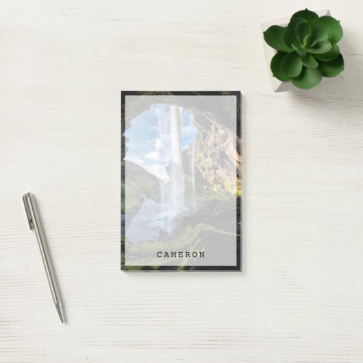 Waterfalls | Icelandic Waterfall ポストイット (オフィス)