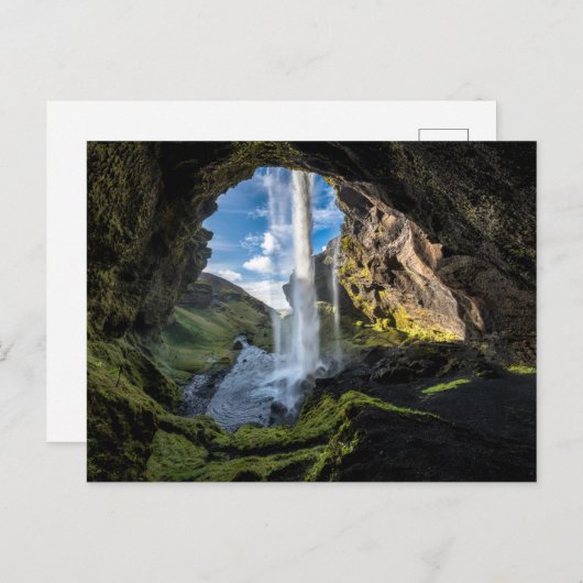 Waterfalls | Icelandic Waterfall ポストカード (正面/裏面)