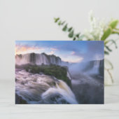 Waterfalls | Iguazu Waterfall, Brazil サンキューカード (スタンド正面)