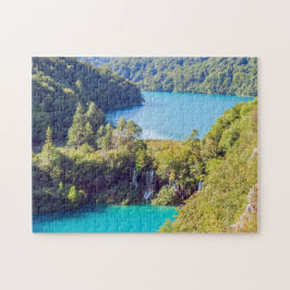 Waterfalls in Plitvice National Park - Croatia ジグソーパズル