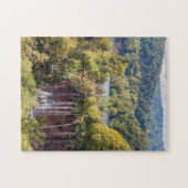 Waterfalls in Plitvice National Park - Croatia ジグソーパズル (横)