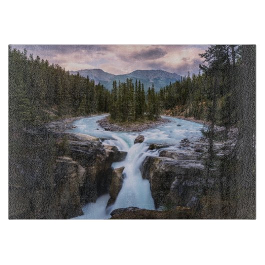 Waterfalls | Jasper National Park, Canada カッティングボード (正面)