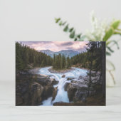 Waterfalls | Jasper National Park, Canada サンキューカード (スタンド正面)