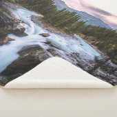 Waterfalls | Jasper National Park, Canada シェルパブランケット (3/4)