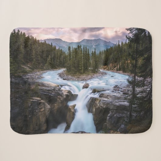 Waterfalls | Jasper National Park, Canada シェルパブランケット (正面(横))