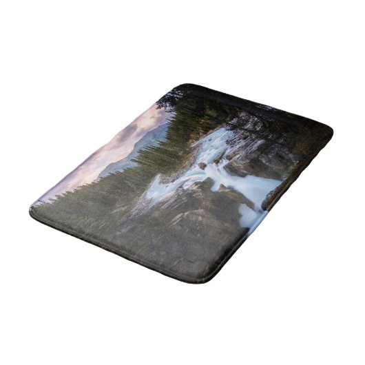 Waterfalls | Jasper National Park, Canada バスマット (アングル)