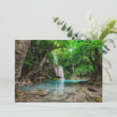 Waterfalls | Kanchanaburi, Thailand サンキューカード (スタンド正面)