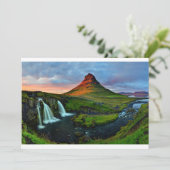 Waterfalls | Kirkjufell, Iceland サンキューカード (スタンド正面)