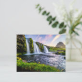 Waterfalls | Kirkjufellsfoss, Iceland ポストカード (スタンド正面)