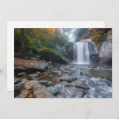 Waterfalls | Looking Glass Waterfalls サンキューカード (正面/裏面)