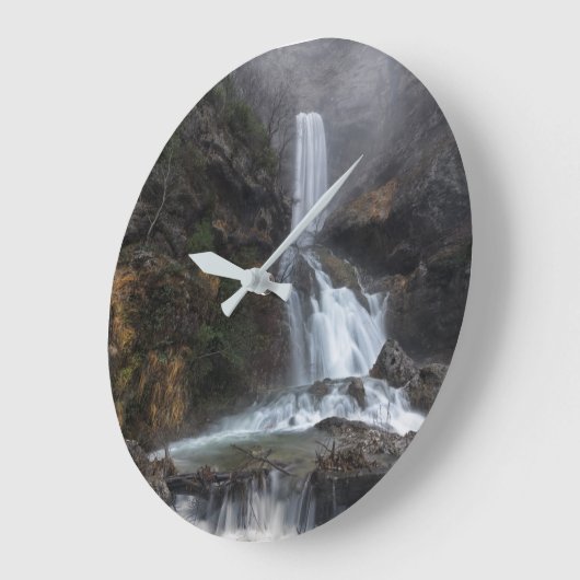 Waterfalls | Los Chorros Waterfall ラージ壁時計 (傾斜)