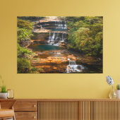 Waterfalls Nature Relax Home Office Picture 10 キャンバスプリント (インサイチュ (リビング))