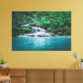 Waterfalls Nature Relax Home Office Picture 13 キャンバスプリント (インサイチュ (リビング))