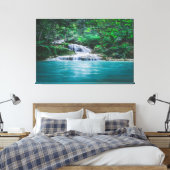 Waterfalls Nature Relax Home Office Picture 13 キャンバスプリント (インサイチュ (寝室))