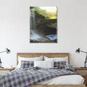 Waterfalls Nature Relax Home Office Picture 6 キャンバスプリント (インサイチュ (寝室))
