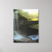 Waterfalls Nature Relax Home Office Picture 6 キャンバスプリント (正面)