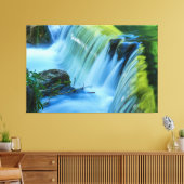 Waterfalls Nature Relaxation Home Office Canvas Pr キャンバスプリント (インサイチュ (リビング))