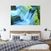 Waterfalls Nature Relaxation Home Office Canvas Pr キャンバスプリント (インサイチュ (寝室))