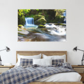 Waterfalls Nature Relaxation Home Office Picture キャンバスプリント (インサイチュ (寝室))