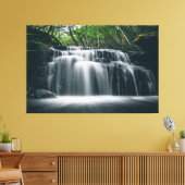 Waterfalls Nature Relaxation Home Office Picture C キャンバスプリント (インサイチュ (リビング))