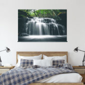 Waterfalls Nature Relaxation Home Office Picture C キャンバスプリント (インサイチュ (寝室))