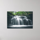 Waterfalls Nature Relaxation Home Office Picture C キャンバスプリント (正面)