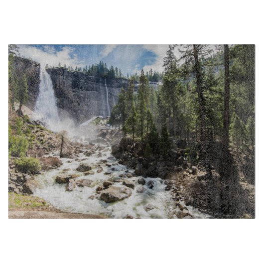 Waterfalls | Nevada Fall, Yosemite, CA カッティングボード (正面)