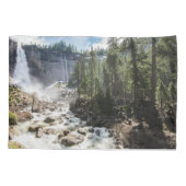 Waterfalls | Nevada Fall, Yosemite, CA 枕カバー (裏面)