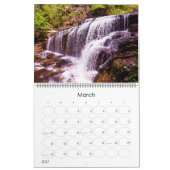 WATERFALLS OF NEW YORK STATE  calendar カレンダー (3月 2027)