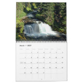 WATERFALLS OF PACIFIC NORTHWEST Calendar カレンダー (3月 2027)