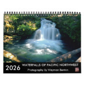 WATERFALLS OF PACIFIC NORTHWEST Calendar カレンダー (カバー)