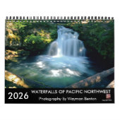 WATERFALLS OF PACIFIC NORTHWEST Calendar カレンダー (カバー)
