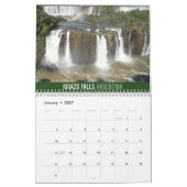 Waterfalls Of The World 2026 Calendar カレンダー (1月 2027)