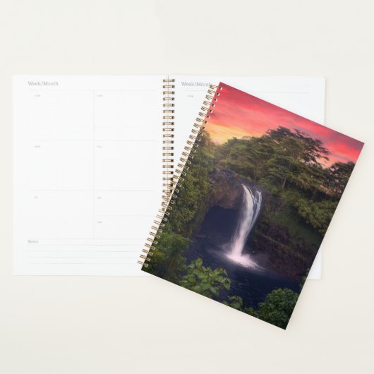Waterfalls | Rainbow Falls, Hilo, Hawaii プランナー手帳 (ディスプレー)