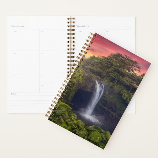 Waterfalls | Rainbow Falls, Hilo, Hawaii プランナー手帳 (ディスプレー)