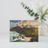 Waterfalls | Salto Grade Waterfall Patagonia Chile ポストカード (スタンド正面)