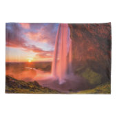 Waterfalls | Seljalandsfoss Waterfall 枕カバー (裏面)