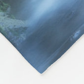 Waterfalls | Shinmata Ravine, Japan フリースブランケット (角)