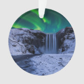 Waterfalls | Skógafoss Waterfall オーナメント (正面)