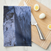 Waterfalls | Skógafoss Waterfall キッチンタオル (四つ折り)