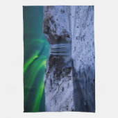 Waterfalls | Skógafoss Waterfall キッチンタオル (縦)